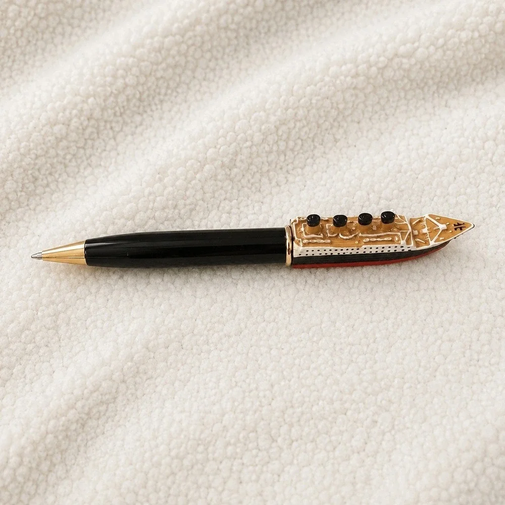 Play Pens RMS Titanic 3D Ship Sculptural Pen Vintage Collectible Nautical